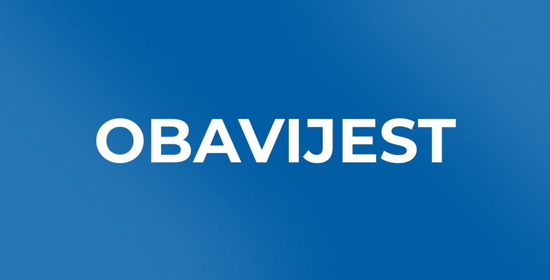 OBAVIJEST POSJETITELJIMA JARUNA